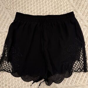 Ark & Co Black Elastic Waist Shorts